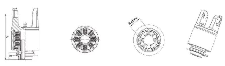 Ratchet Torque Limiter for PTO Shaft