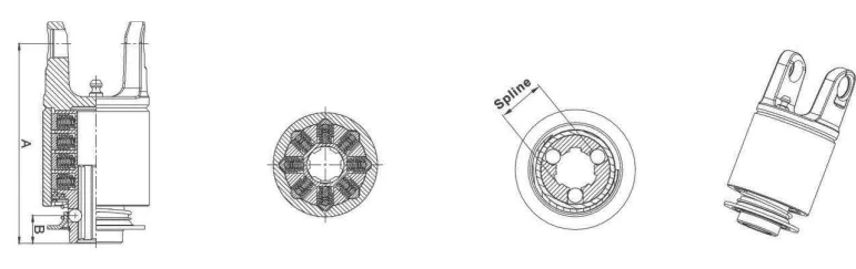 Ratchet Torque Limiter for PTO Shaft