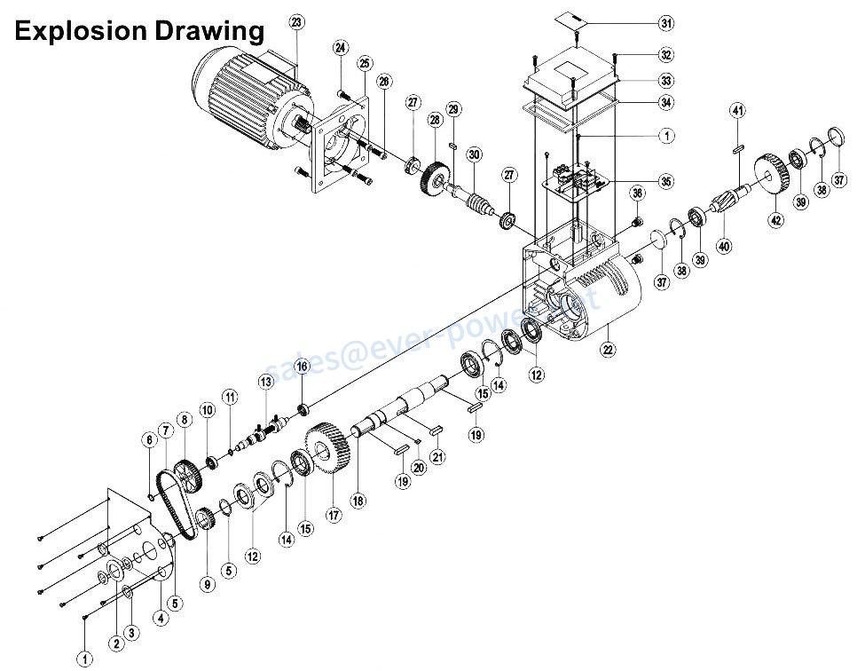 EP-DWJC explosion drawing