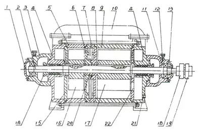 2SK Type Water Ring Vacuum Pump