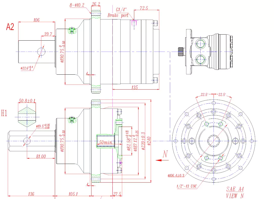 Model 4 Series Planetary gearbox