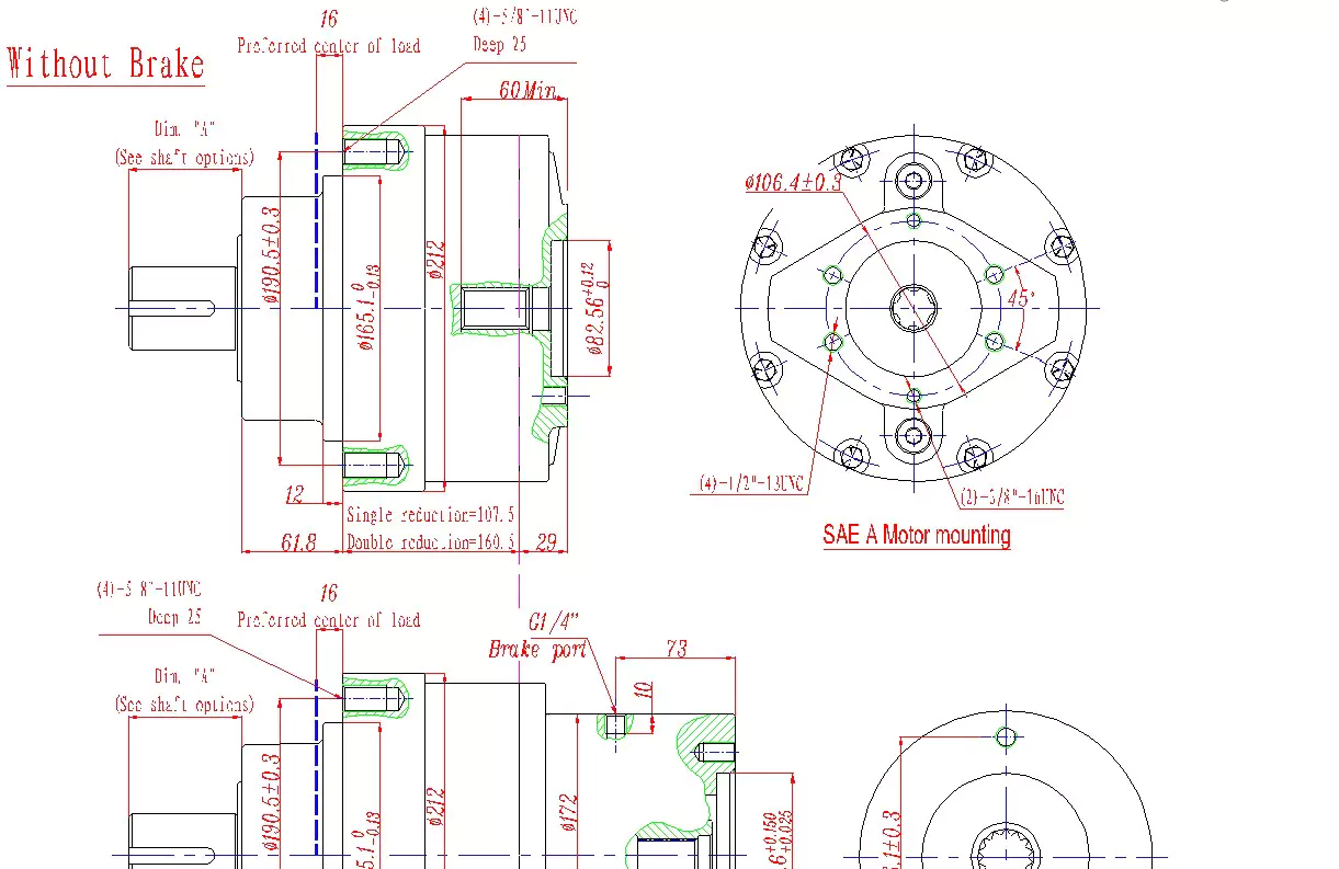 Планетарный редуктор серии Model 5