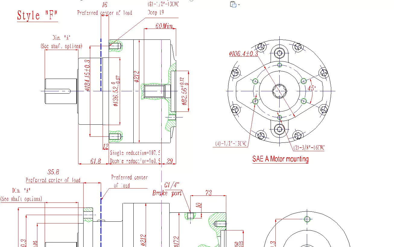 Model 6 Series Planetary gearbox
