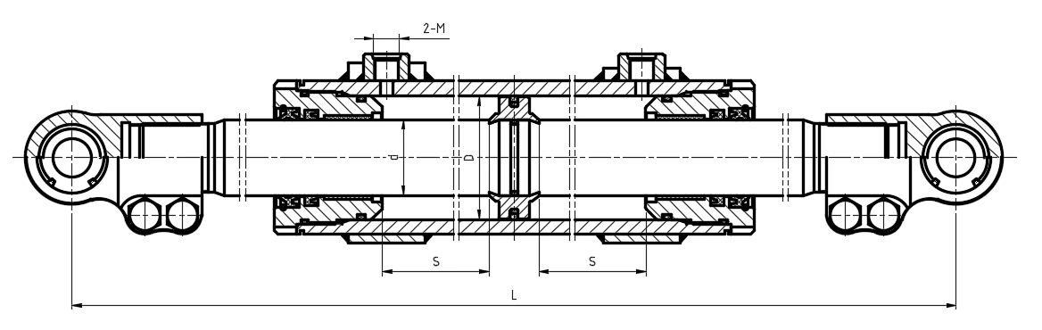 Forklift Steering Cylinder