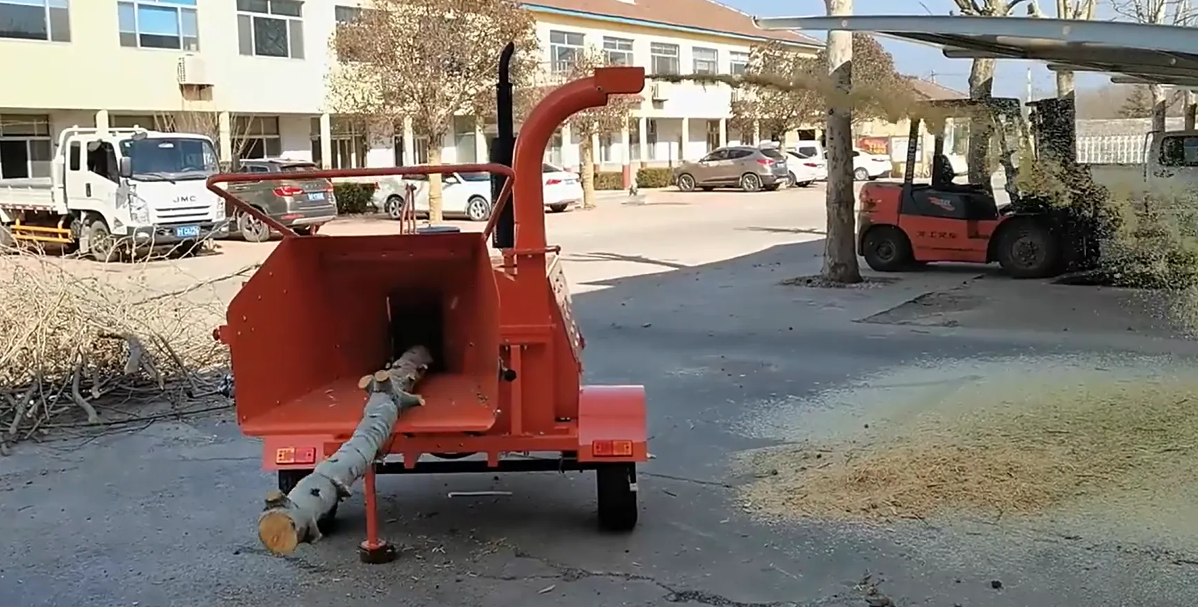 Diesel Wood Chipper Working Principle