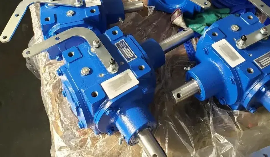 Grain Storage Gearbox Installation