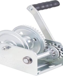 1BJY-HW-04 Hand Crank Boat Trailer Winch, without belt,1200 lbs Capacity,4:1 Gear