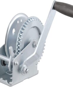 1BJY-HW-11 Hand Winch without belt 3500lbs, Heavy Duty Gear Winch for RV Trailer