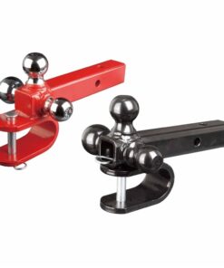 1BJY-HM-59 Towing Hitch Ball Mount Tri-ball Mount with Clevis Hook Chrome Ball