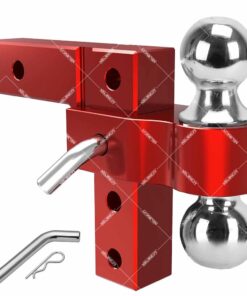 1BJY-HM-45 Customized Red Reversible Ball Mount Aluminum Alloy Adjustable Ball Mount