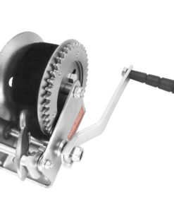 1BJY-HW-05B 1400lbs Hand Winch, with 7m Black Strap,for Boat Trailer Towing Winch