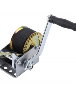 1BJY-HW-01B 600lbs Hand Winch, with 6m Black Strap,for Boat Trailer Towing Winch