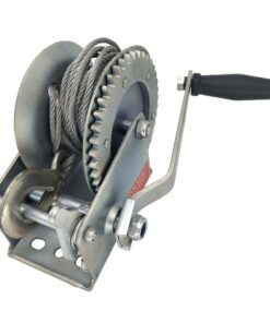 1BJY-HW-03S 1000lbs Hand Winch with 8m 26ft Steel Cable for Boat Trailer or ATV