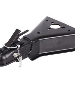 1BJY-TC-42 A-Frame Trailer Coupler with Round Jack Hole - Squeeze Latch - 2-5 16inch Ball - 15000LBS