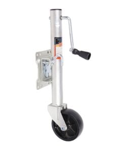 1BJY-TJ-03 Swivel Marine Tongue Jack with Wheel - 1000LBS Capacity