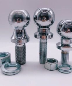 JY-HB-24 クロームソリッドスチール 50mm トラックカー牽引トレーラーヒッチボール トレーラー牽引ボール ボールマウント用