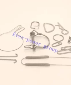 High Quality Metal Durable Fittings Wire Forming Spring Gourd Shape Curtain Hook